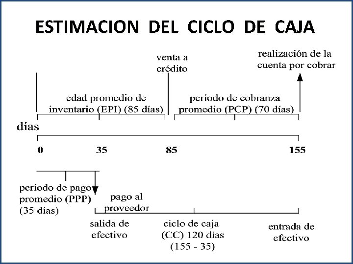 ESTIMACION DEL CICLO DE CAJA 