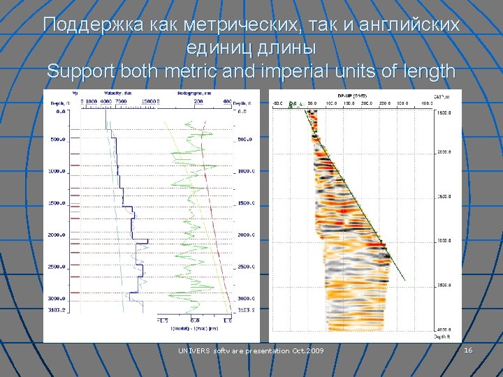 Поддержка как метрических, так и английских единиц длины Support both metric and imperial units