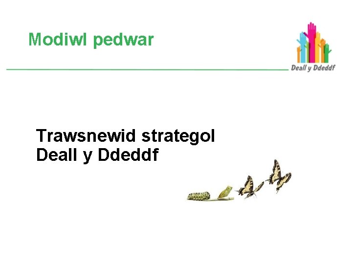 Modiwl pedwar Trawsnewid strategol Deall y Ddeddf 