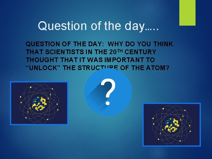 Question of the day…. . QUESTION OF THE DAY: WHY DO YOU THINK THAT