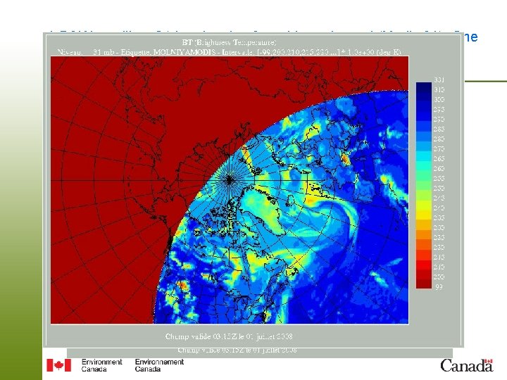 1 PCW satellite, 24 -h animation from 11 mm channel (Modis 31) One satellite