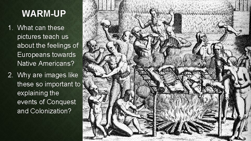 WARM-UP 1. What can these pictures teach us about the feelings of Europeans towards