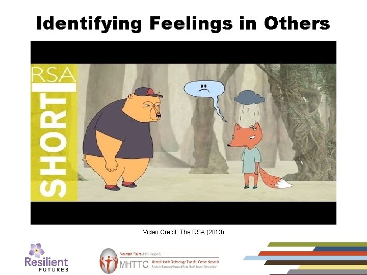 Identifying Feelings in Others Video Credit: The RSA (2013) 