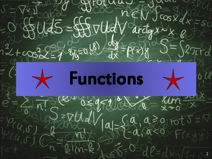 Functions 2 