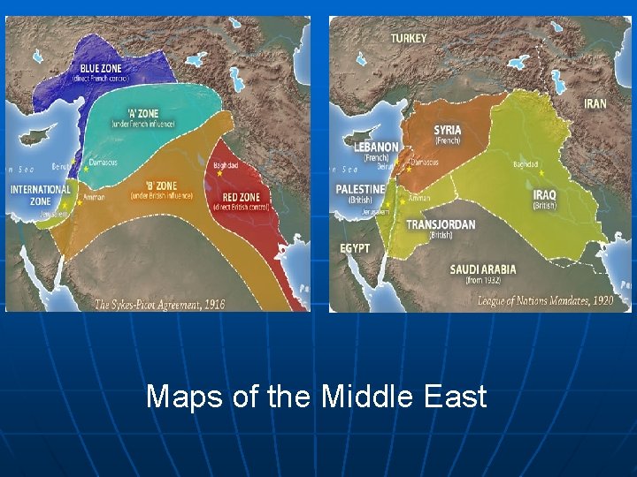 Maps of the Middle East 