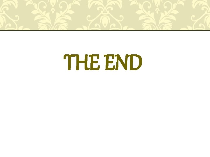 THE END 