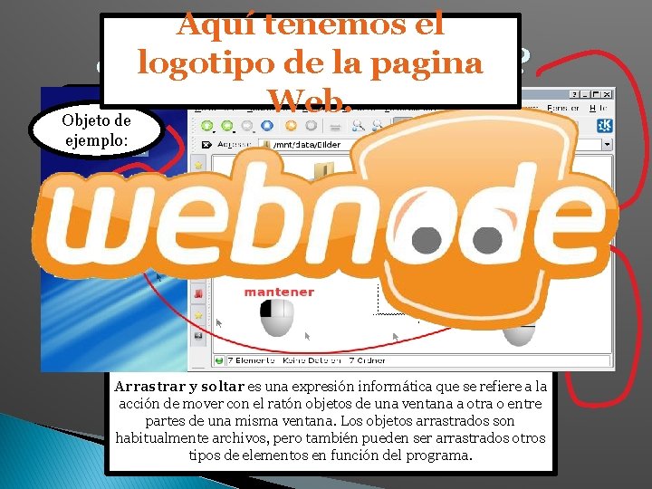 Aquí tenemos el logotipo la pagina ¿Qué es lade WEBNODE? Es un sistema de