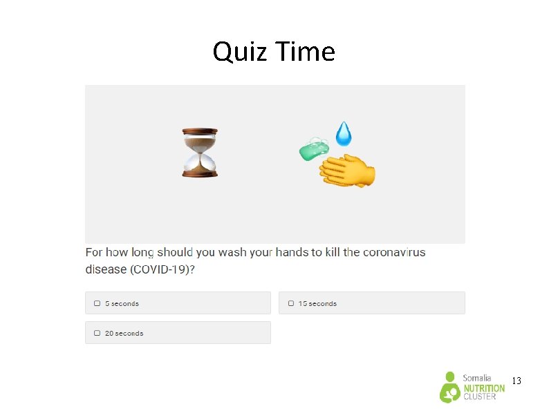 Quiz Time 13 Quiz Time 13