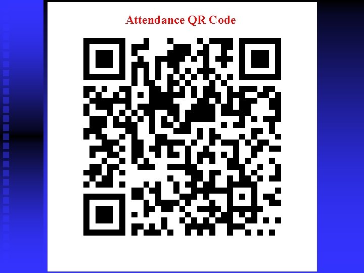 Attendance QR Code 