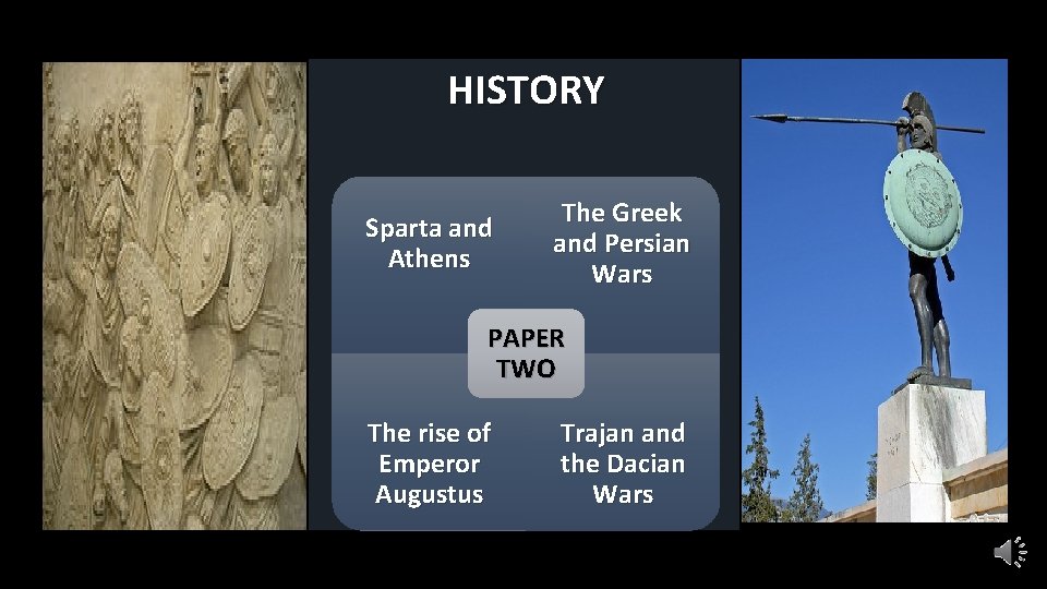 HISTORY Sparta and Athens The Greek and Persian Wars PAPER TWO The rise of