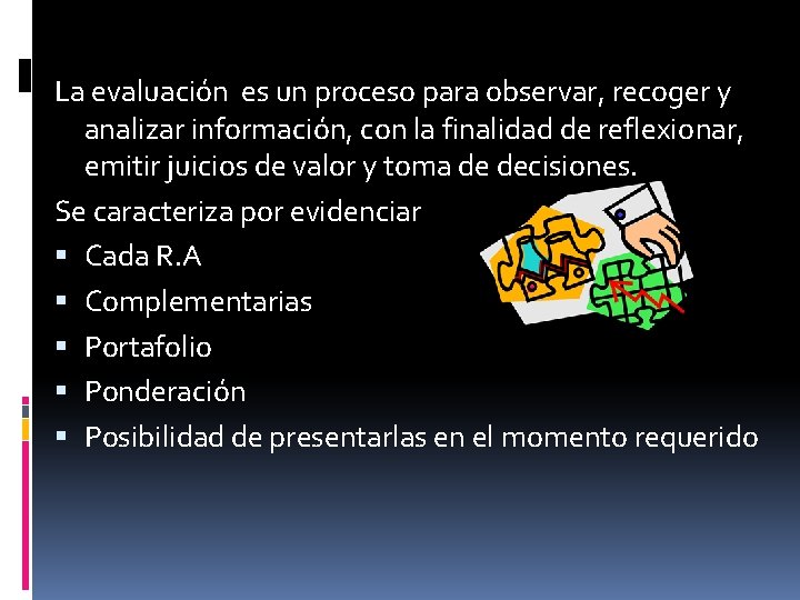LA EVALUACIN DENTRO DEL MODELO ACADMICO DE CALIDAD