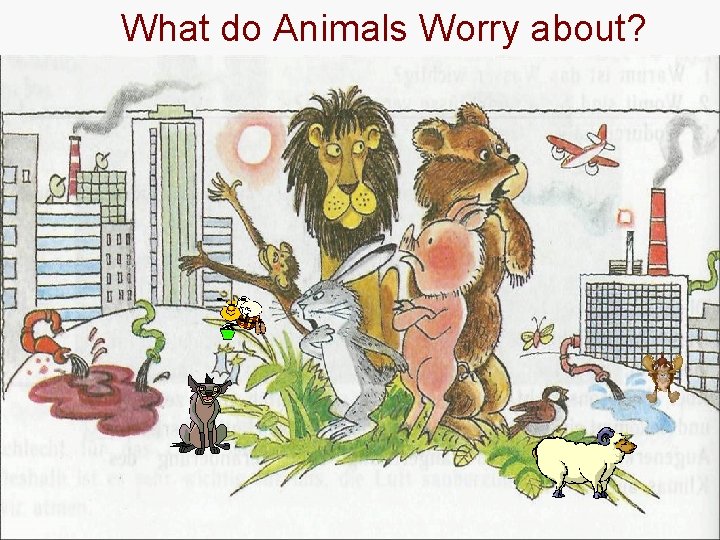 What do Animals Worry about? 