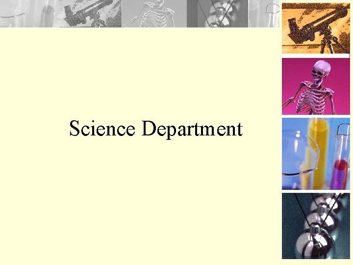Science Department 