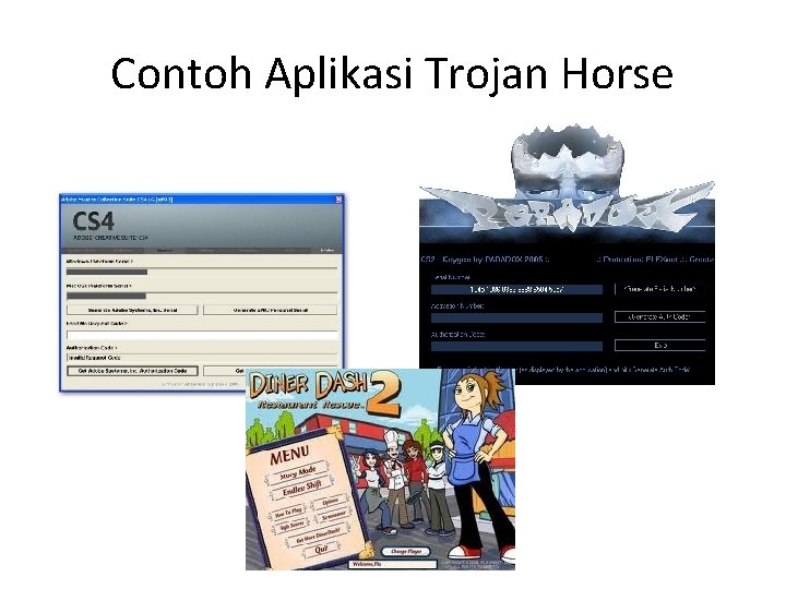 Contoh Aplikasi Trojan Horse 