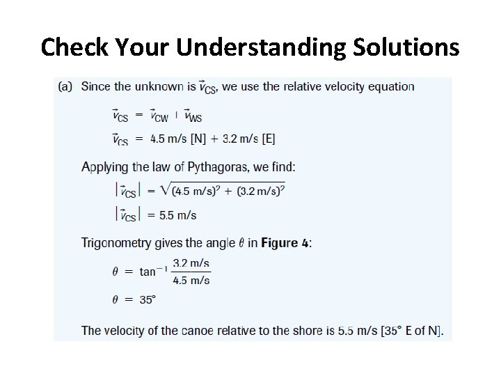 Check Your Understanding Solutions 