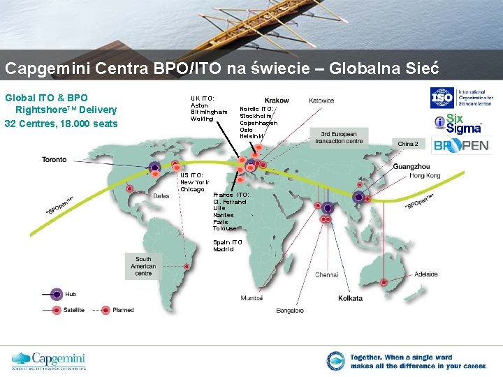 Capgemini Centra BPO/ITO na świecie – Globalna Sieć Global ITO & BPO Rightshore. TM