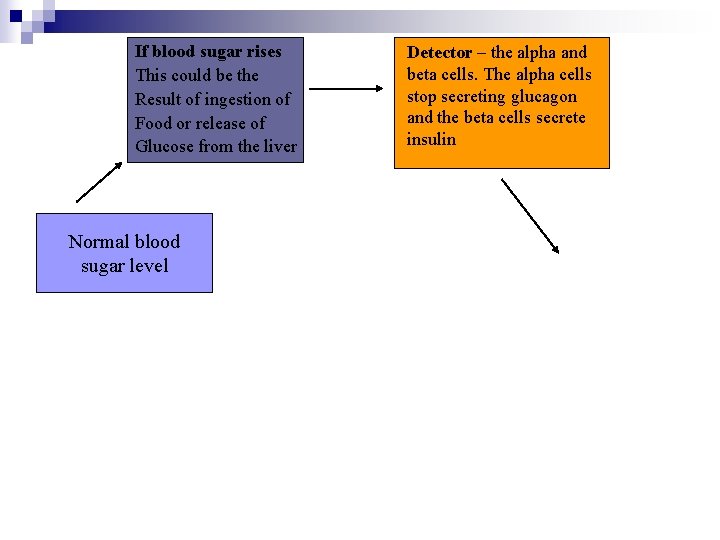 If blood sugar rises This could be the Result of ingestion of Food or