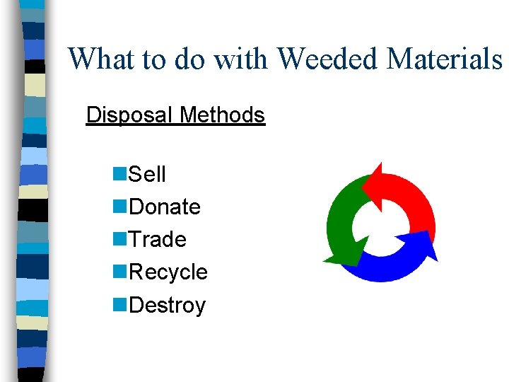 What to do with Weeded Materials Disposal Methods n. Sell n. Donate n. Trade