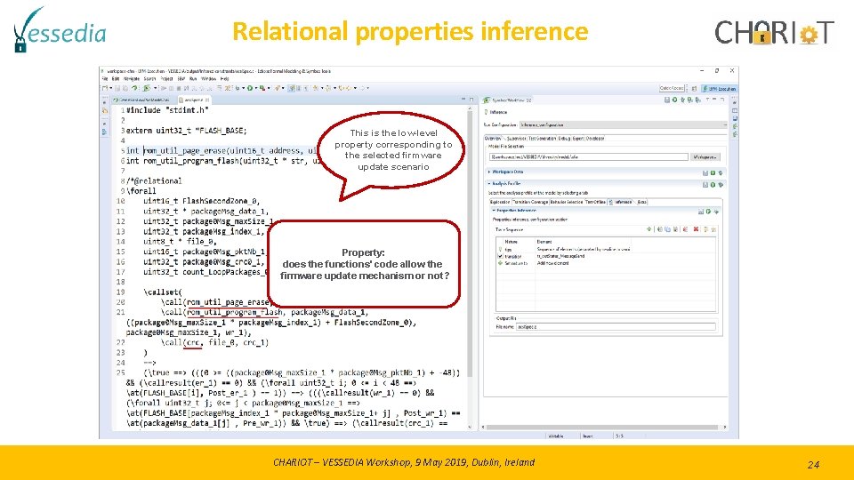 Relational properties inference This is the low-level property corresponding to the selected firmware update Relational properties inference This is the low-level property corresponding to the selected firmware update