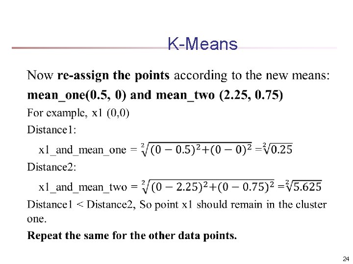 K-Means 24 