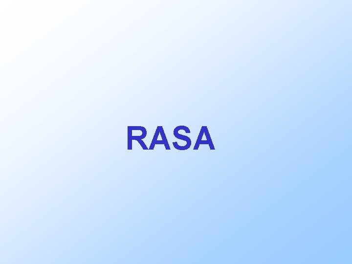 RASA 