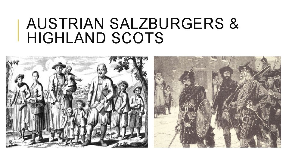 AUSTRIAN SALZBURGERS & HIGHLAND SCOTS 