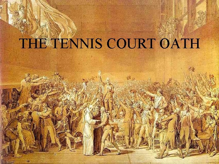 THE TENNIS COURT OATH 