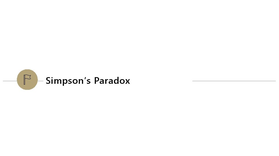 Simpson’s Paradox 