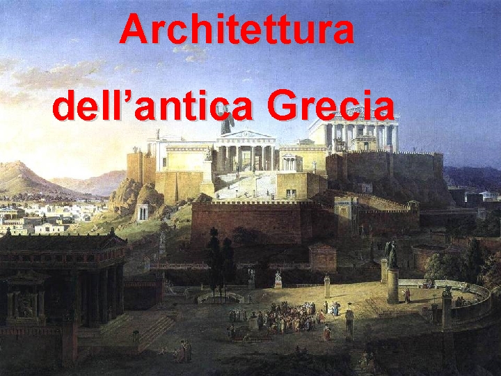 Architettura dell’antica Grecia 