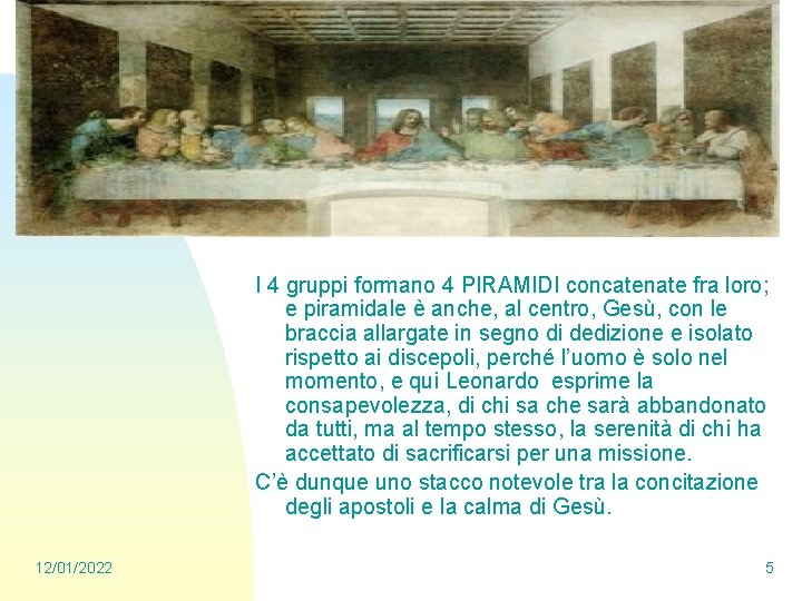 I 4 gruppi formano 4 PIRAMIDI concatenate fra loro; e piramidale è anche, al