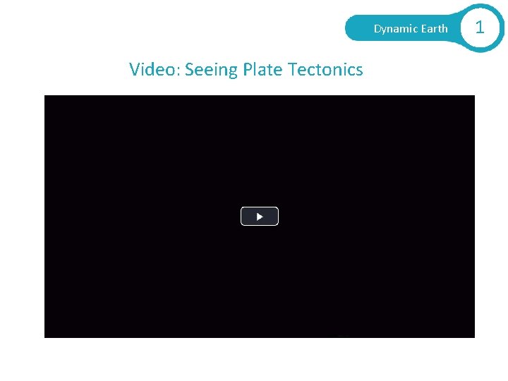 Dynamic Earth Video: Seeing Plate Tectonics 1 