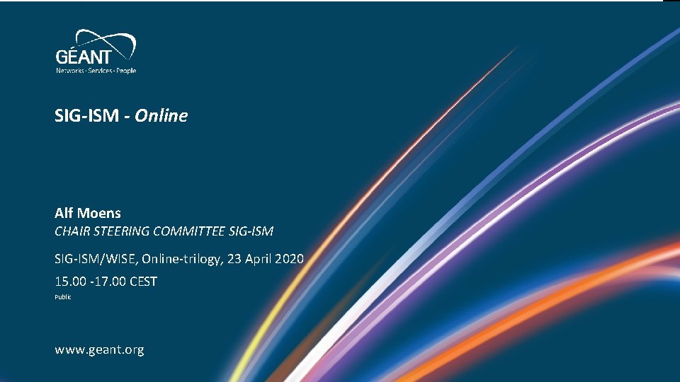 Click to edit Master title style • SIG-ISM Click to -edit Master text styles