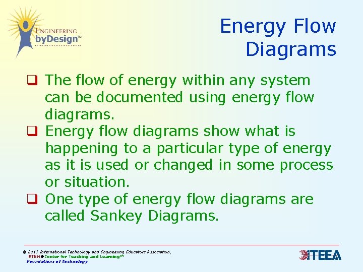 Energy Flow Diagrams q The flow of energy within any system can be documented Energy Flow Diagrams q The flow of energy within any system can be documented
