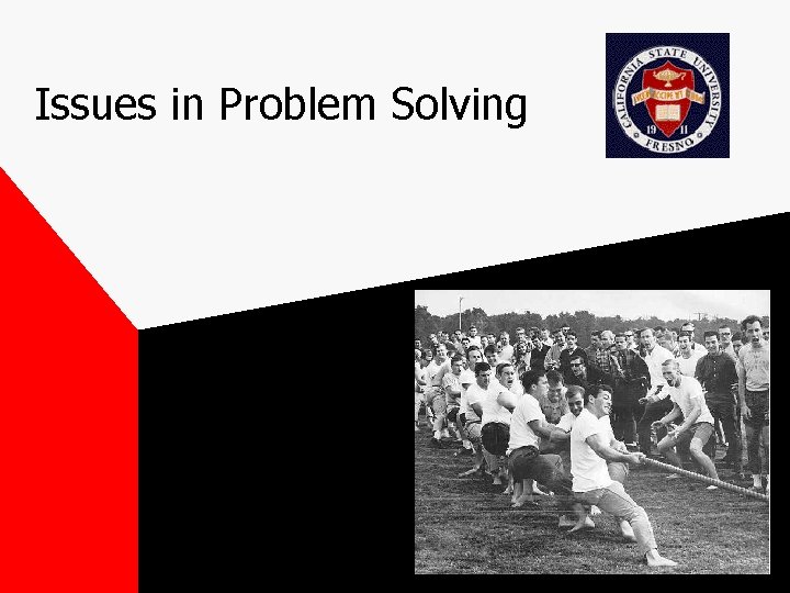 Issues in Problem Solving 