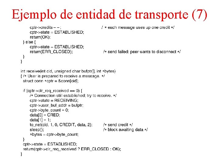 Ejemplo de entidad de transporte (7) 