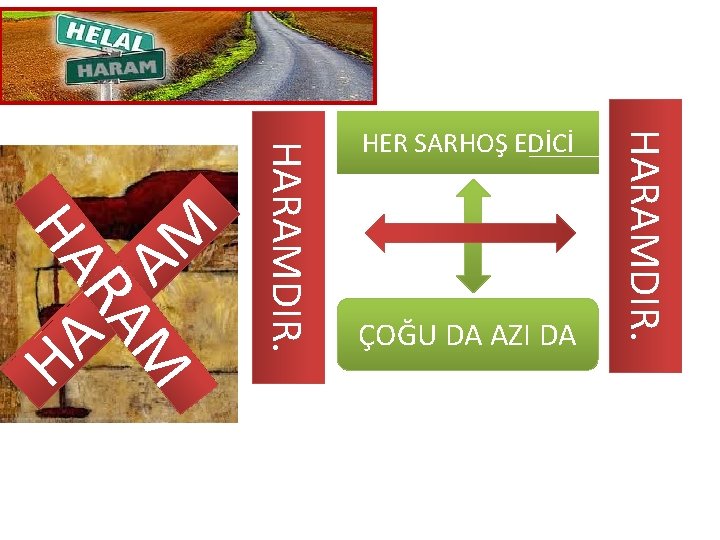 ÇOĞU DA AZI DA HARAMDIR. M RA A H HARAMDIR. HA R M A