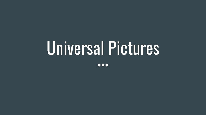 Universal Pictures 