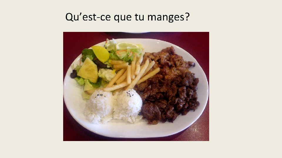 Day 3 I can talk about food I