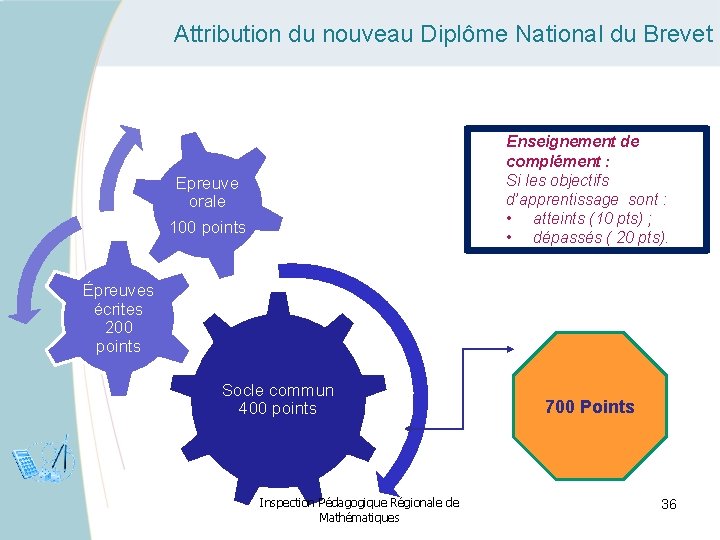 Attribution du nouveau Diplôme National du Brevet Enseignement de complément : Si les objectifs