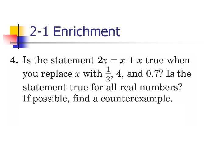 2 -1 Enrichment 