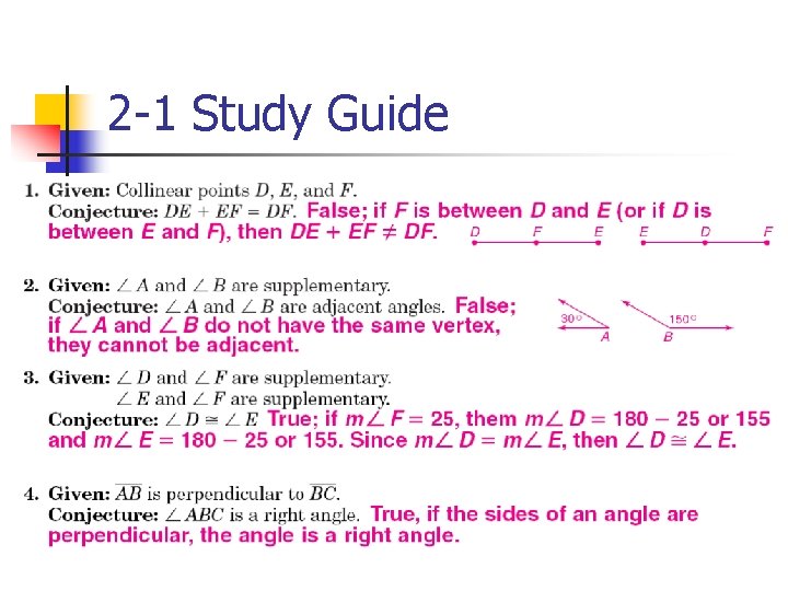 2 -1 Study Guide 