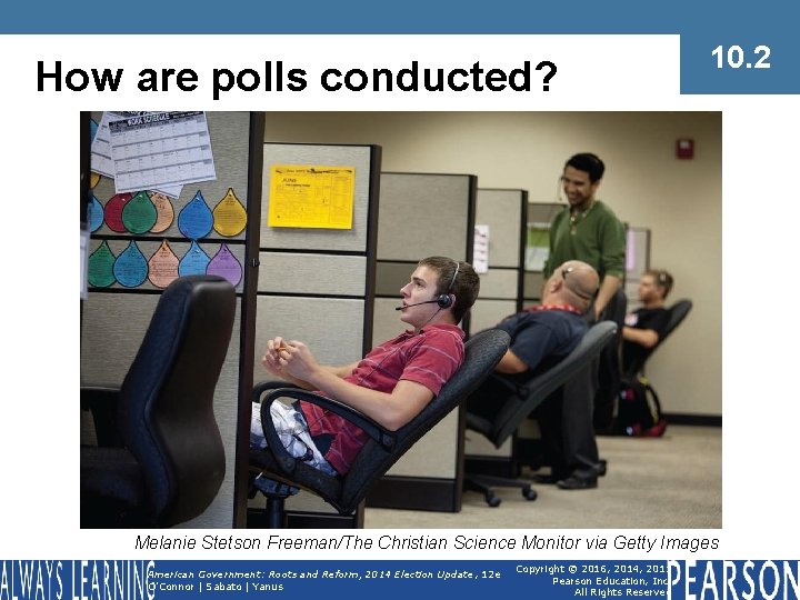 How are polls conducted? 10. 2 Melanie Stetson Freeman/The Christian Science Monitor via Getty