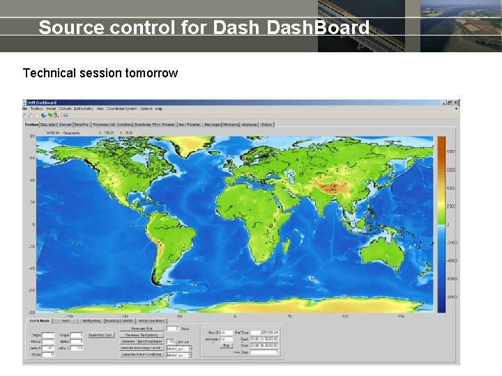 Source control for Dash. Board Technical session tomorrow 