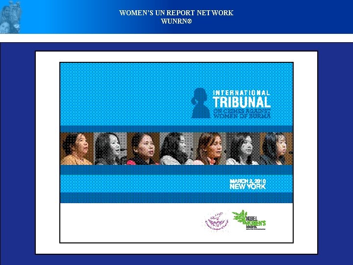 WOMEN’S UN REPORT NETWORK WUNRN® 