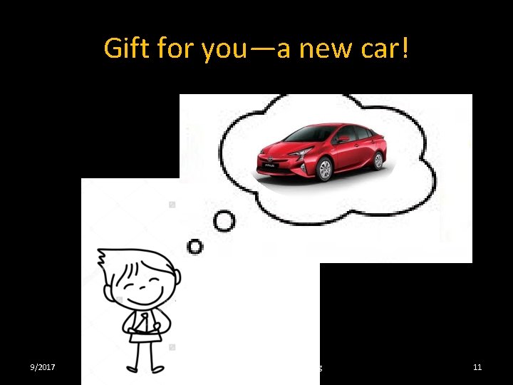 Gift for you—a new car! 9/2017 T 505. 13 www. i. Teen. Challenge. org