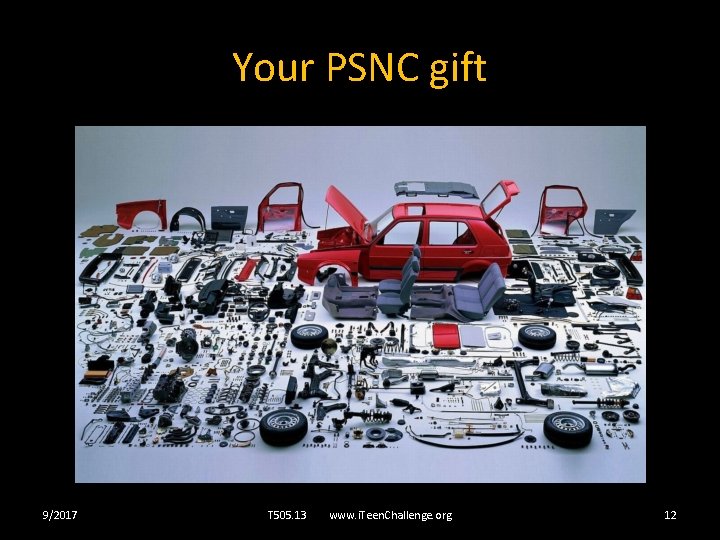 Your PSNC gift 9/2017 T 505. 13 www. i. Teen. Challenge. org 12 