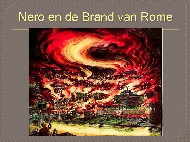 Nero en de Brand van Rome 