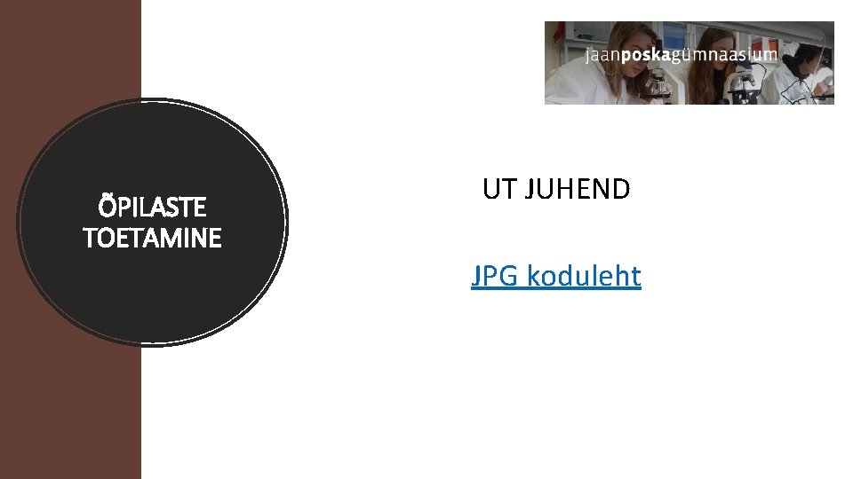 ÕPILASTE TOETAMINE UT JUHEND JPG koduleht 