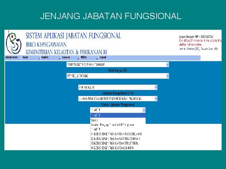 JENJANG JABATAN FUNGSIONAL 