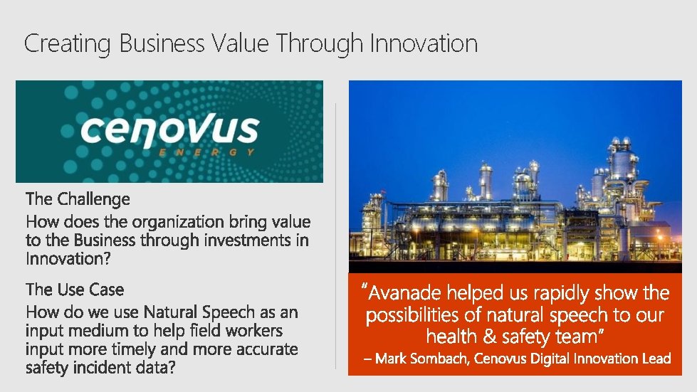Creating Business Value Through Innovation 